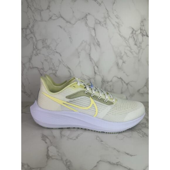 Nike Women's 7.5 Air Zoom Pegasus 39 Sail/Citron Tint Running Shoes FD0796-100 - Picture 5 of 7
